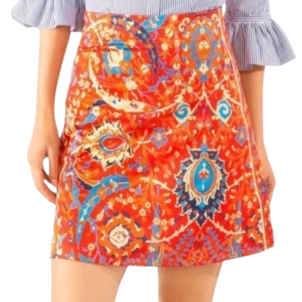 Gretchen Scott Skippy Skort Magic Carpet Print Sporty Athleisure Activewear XXL
